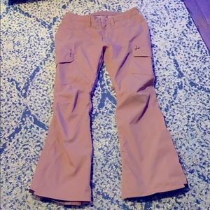 Burton burnt rose color snowboard/ski pants